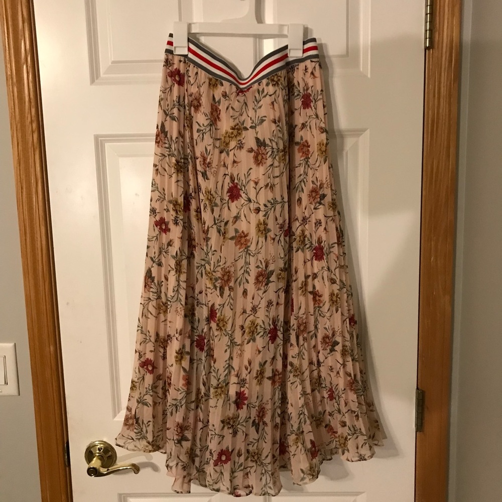 Midi Floral Skirt